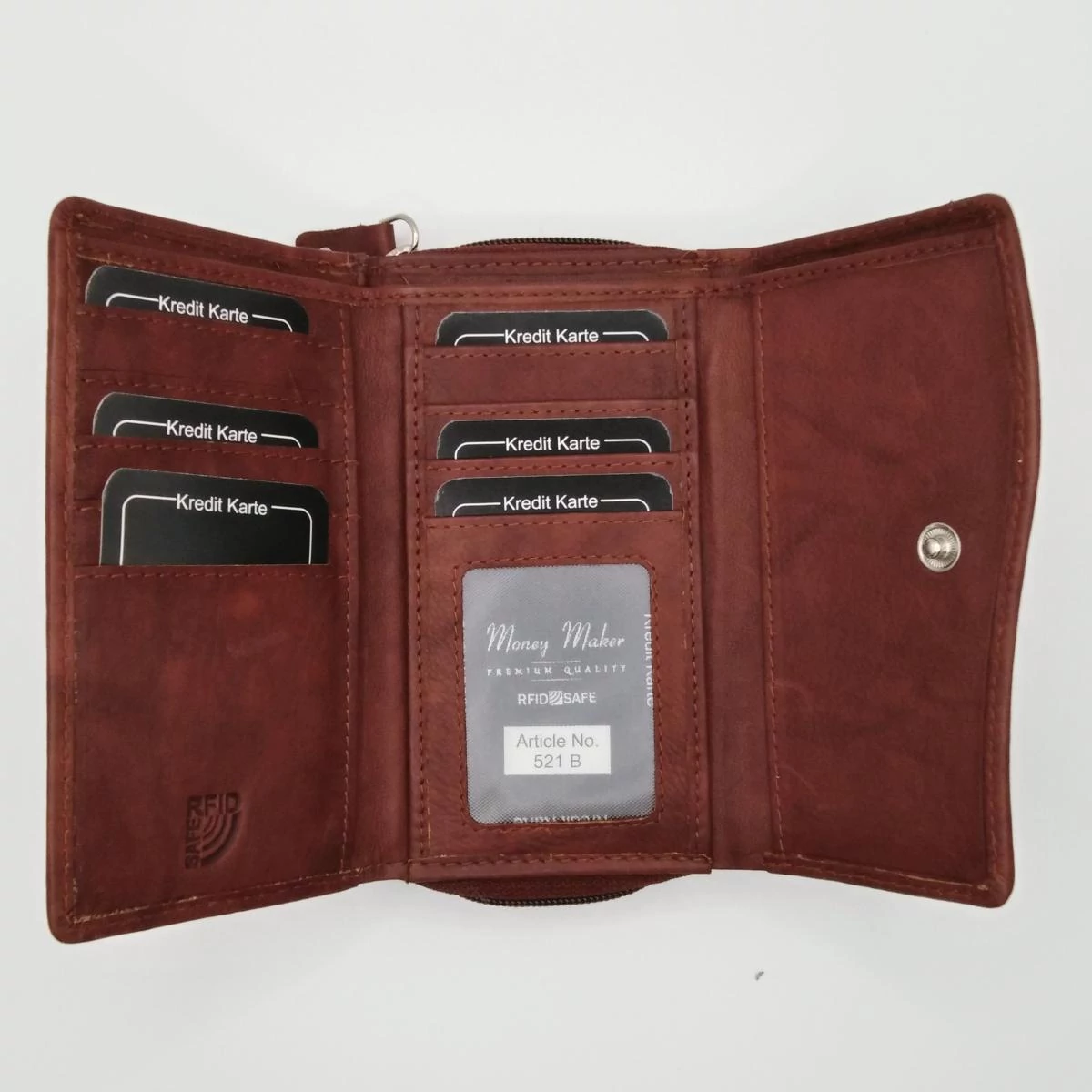 521B Money Maker pénztárca barna