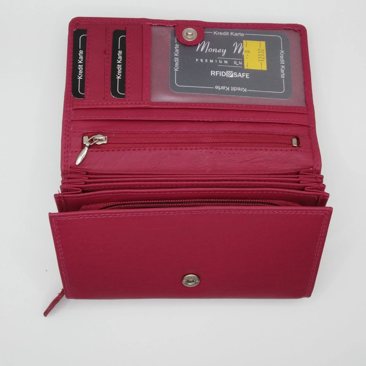 12132B Money Maker pénztárca cippes brifkó  pink