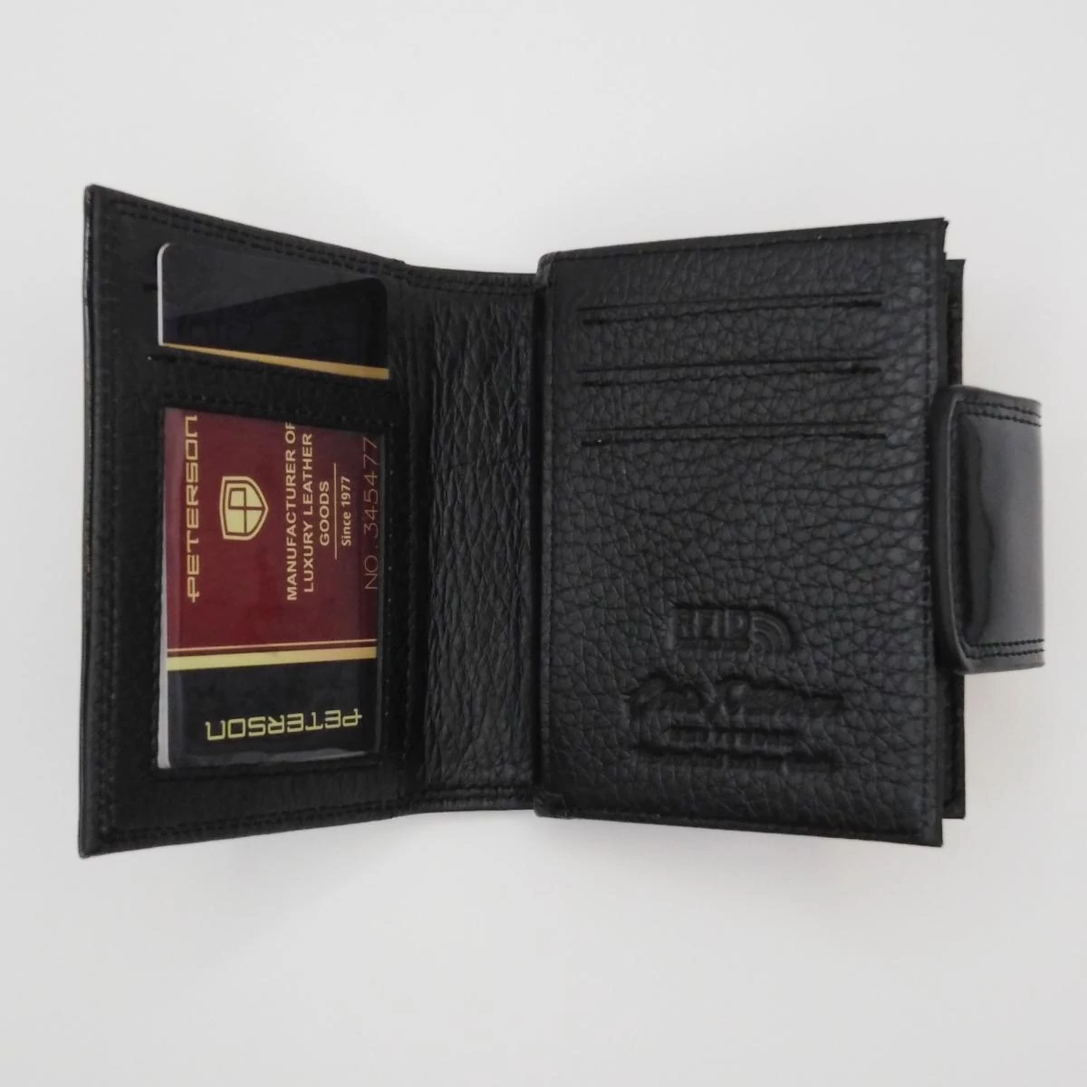 42329 Lorenti pénztárca  kicsi keretes fekete-arany
