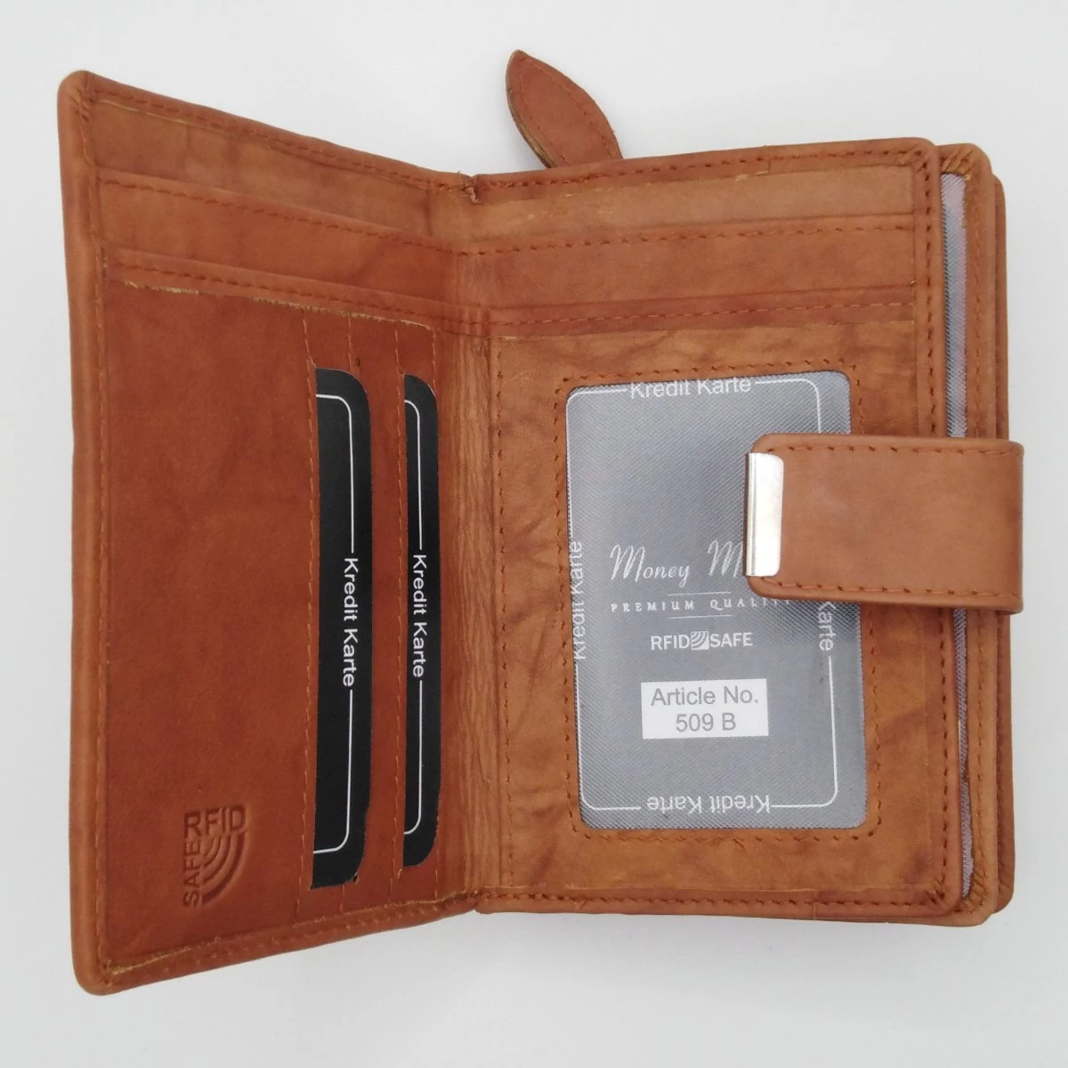 509B Money Maker  pénztárca cognac