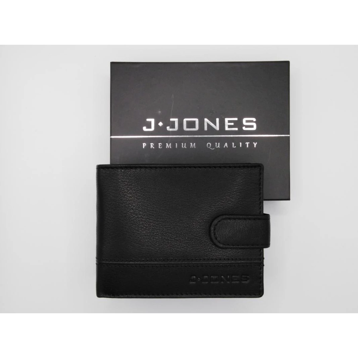 5315 J. Jones fekvő kapcsos pénztárca fekete 