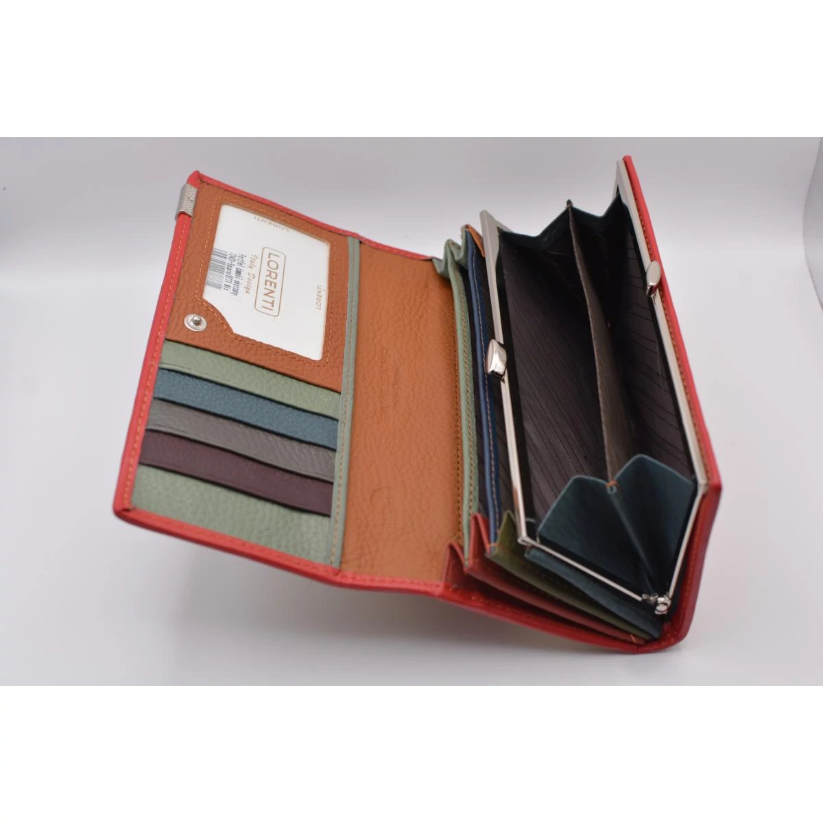 72401D Lorenti pénztárca belül keretes multicolor 