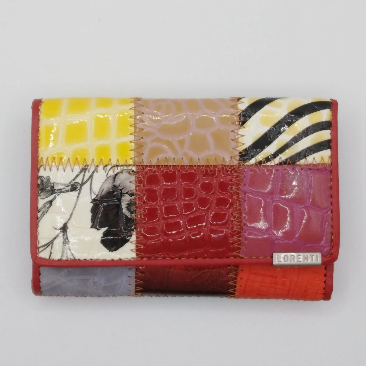 86303 Lorenti pénztárca kicsi keretes multicolor