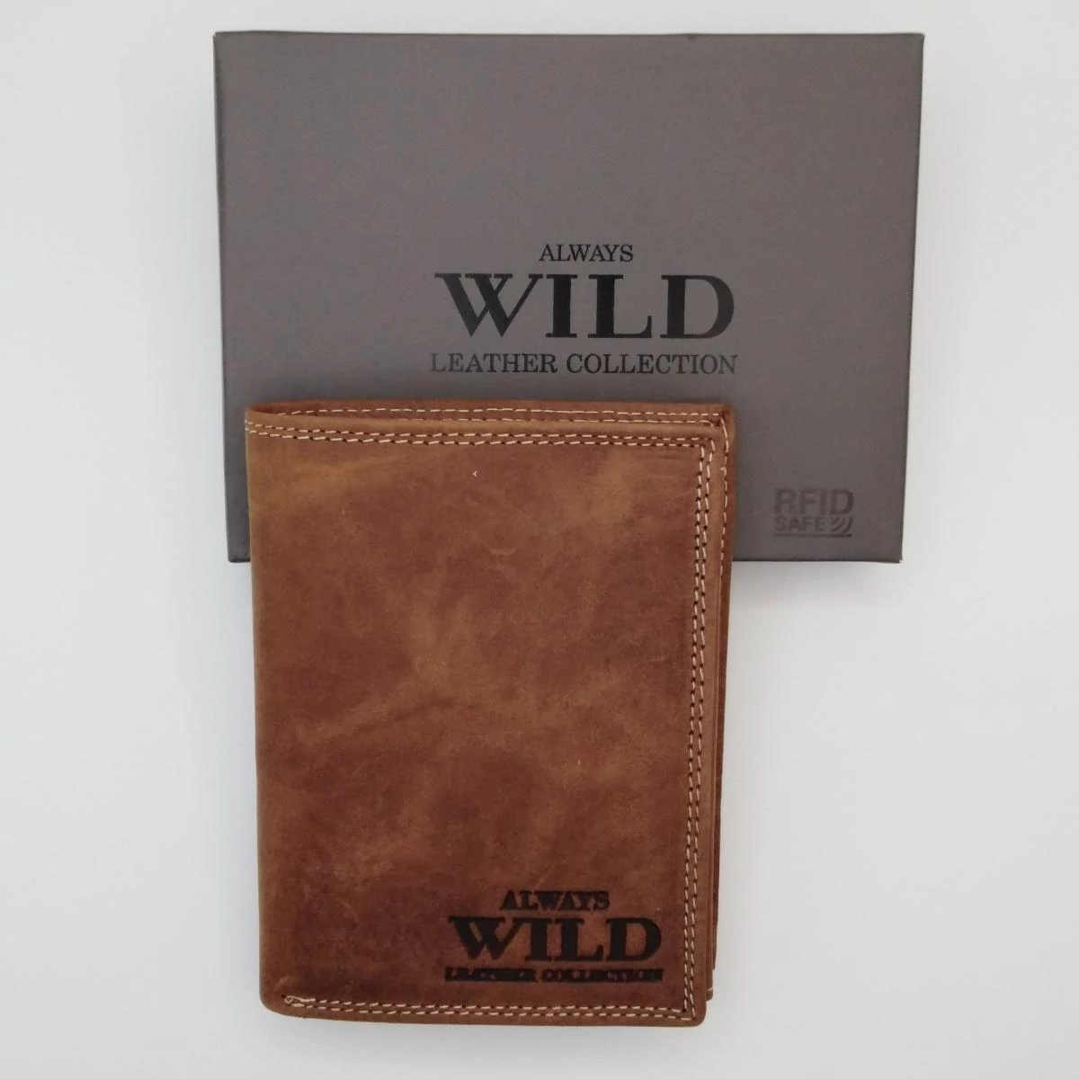 N4-CHM Always Wild pénztárca cognac