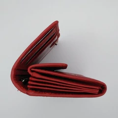 12129B Money Maker pénztárca  patentos brifkó piros
