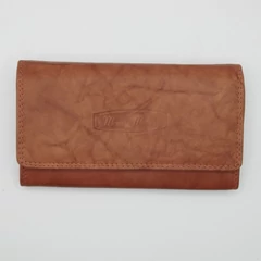 12129B Money Maker pénztárca  patentos brifkó cognac