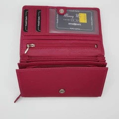 12132B Money Maker pénztárca cippes brifkó  pink