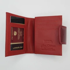42329 Lorenti pénztárca  kicsi keretes piros