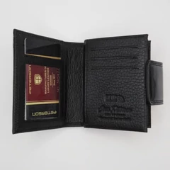 42329 Lorenti pénztárca  kicsi keretes fekete-arany