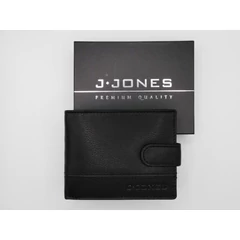 5315 J. Jones fekvő kapcsos pénztárca fekete 