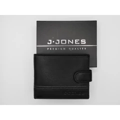 5315 J. Jones fekvő kapcsos pénztárca fekete / szürke
