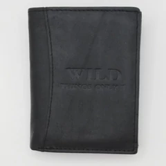 5679 Wild Things álló pénztárca  hátulzsebes fekete