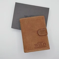 N4L-CHM Always Wild pénztárca cognac