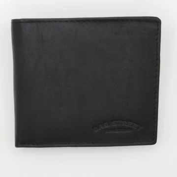 167C Bag Street fekvő pénztárca  fekete 