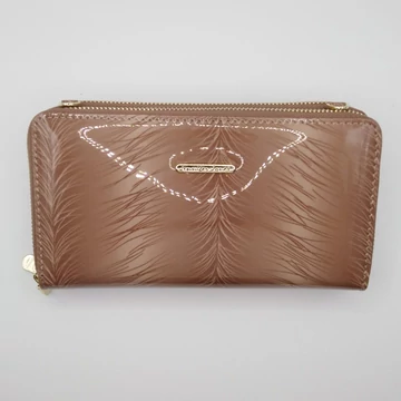 5276-11 Jennifer Jones pénztárca dupla cippes vállpánttal beige
