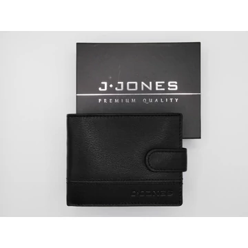 5315 J. Jones fekvő kapcsos pénztárca fekete 