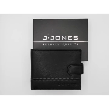 5315 J. Jones fekvő kapcsos pénztárca fekete / szürke