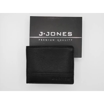 5316 J. Jones fekvő pénztárca  fekete 