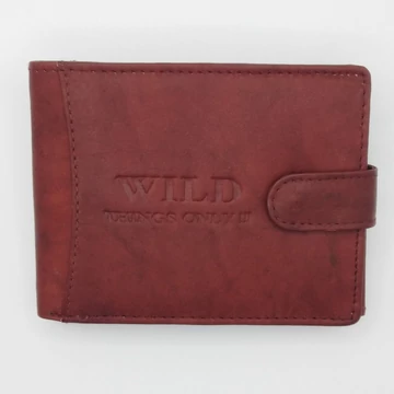 5678-1 Wild Things fekvő kapcsos hátulzsebes pénztárca barna