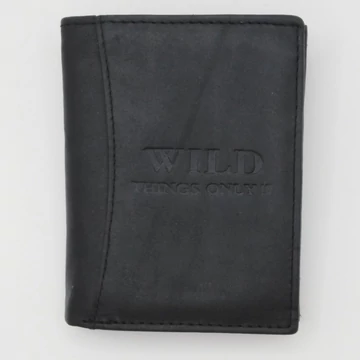 5679 Wild Things álló pénztárca  hátulzsebes fekete