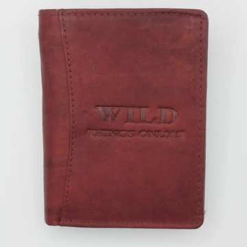 5679 Wild Things álló pénztárca hátulzsebes barna