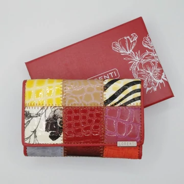 86303 Lorenti pénztárca kicsi keretes multicolor
