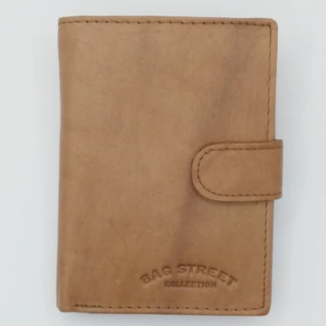 993C Bag Street álló kapcsos pénztárca tan