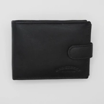 994C Bag Street fekvő kapcsos pénztárca fekete