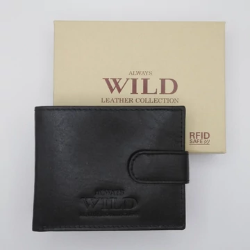 N7L-SCR Always Wild fekvő átkapcsos pénztárca fekete